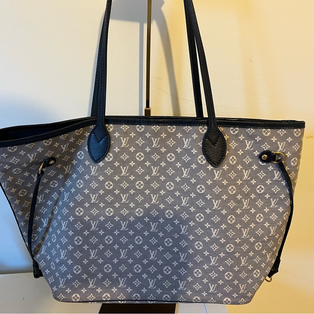 LV monogram Idylle neverfull MM in navy/denim blue